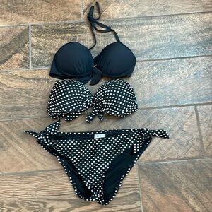 3 piece swimsuit set. Padded tops. Worn a couple of times.